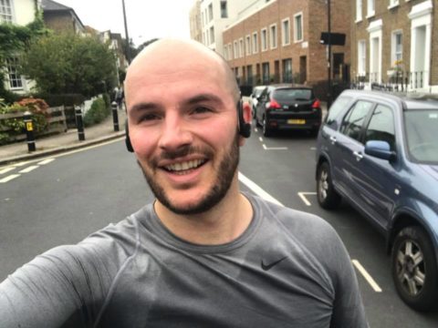 Geary trains for his global marathon movement