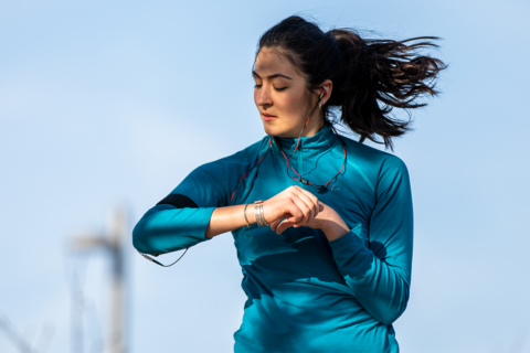 Image of woman running