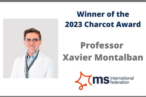2023 Charcot Award winner Xavier Montalban