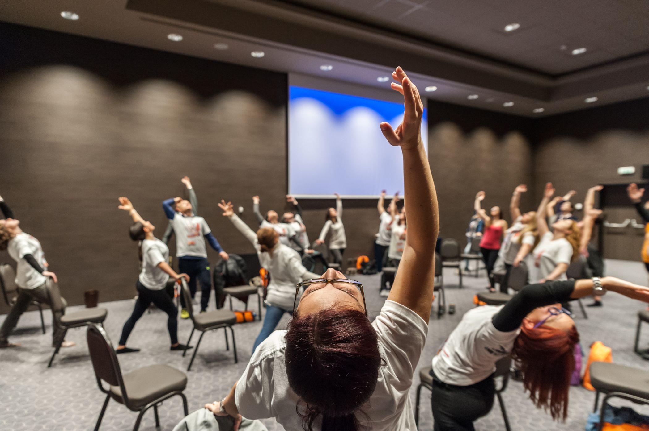 Young people with MS try out excercises