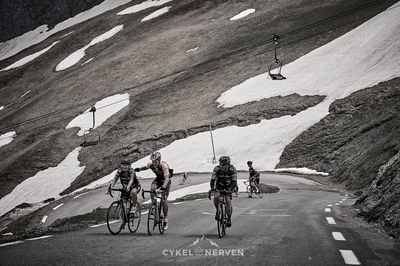 Photo of cyclists during Cykelnerven - our mini Tour de France