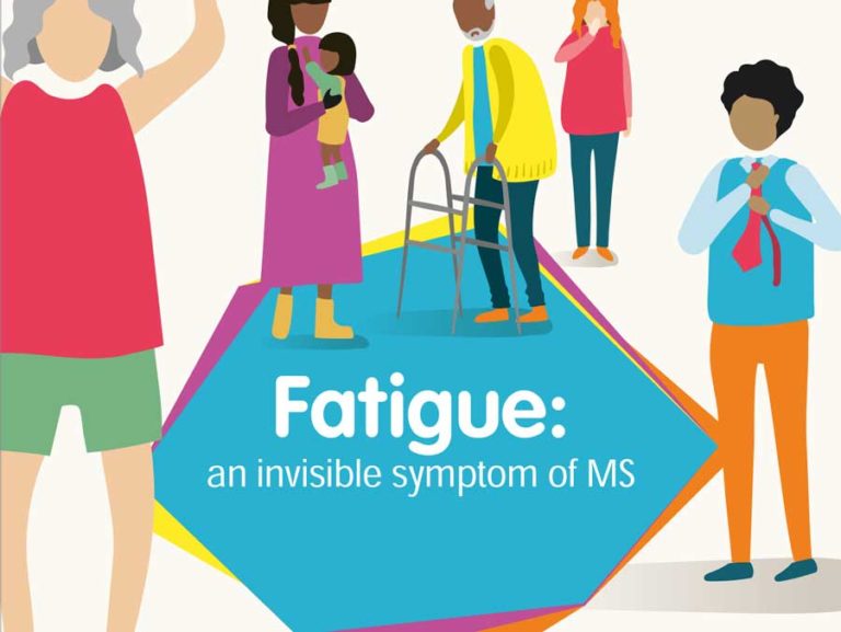 Front cover of Fatigue An Invisible Symptom of MS report